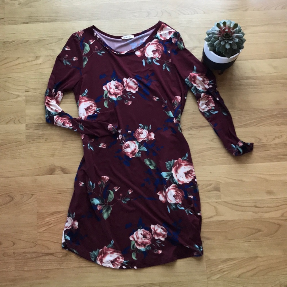 Floral Pocketed Dress